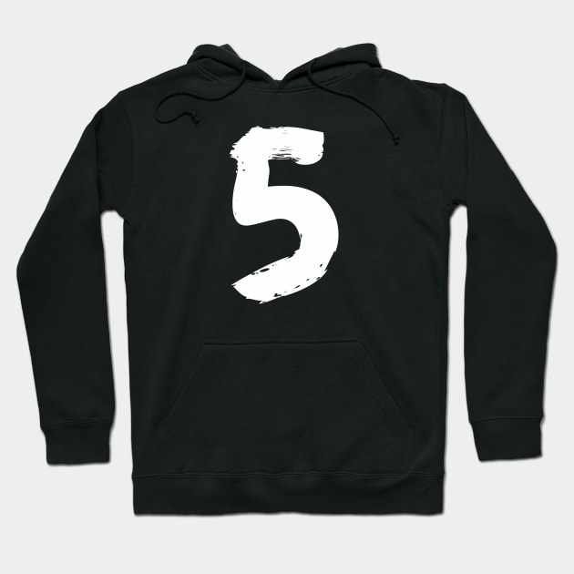 Number 5 Hoodie by Erena Samohai